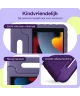 HappyCase iPad 10.2 2019/2020/2021 Kinder Tablethoes Handvat Paars