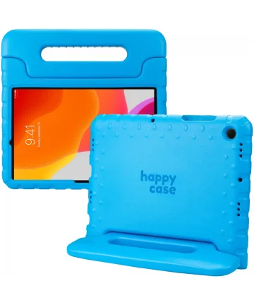 HappyCase Apple iPad Air 10.5 2019 Kinder Tablethoes met Handvat Blauw Hoesjes