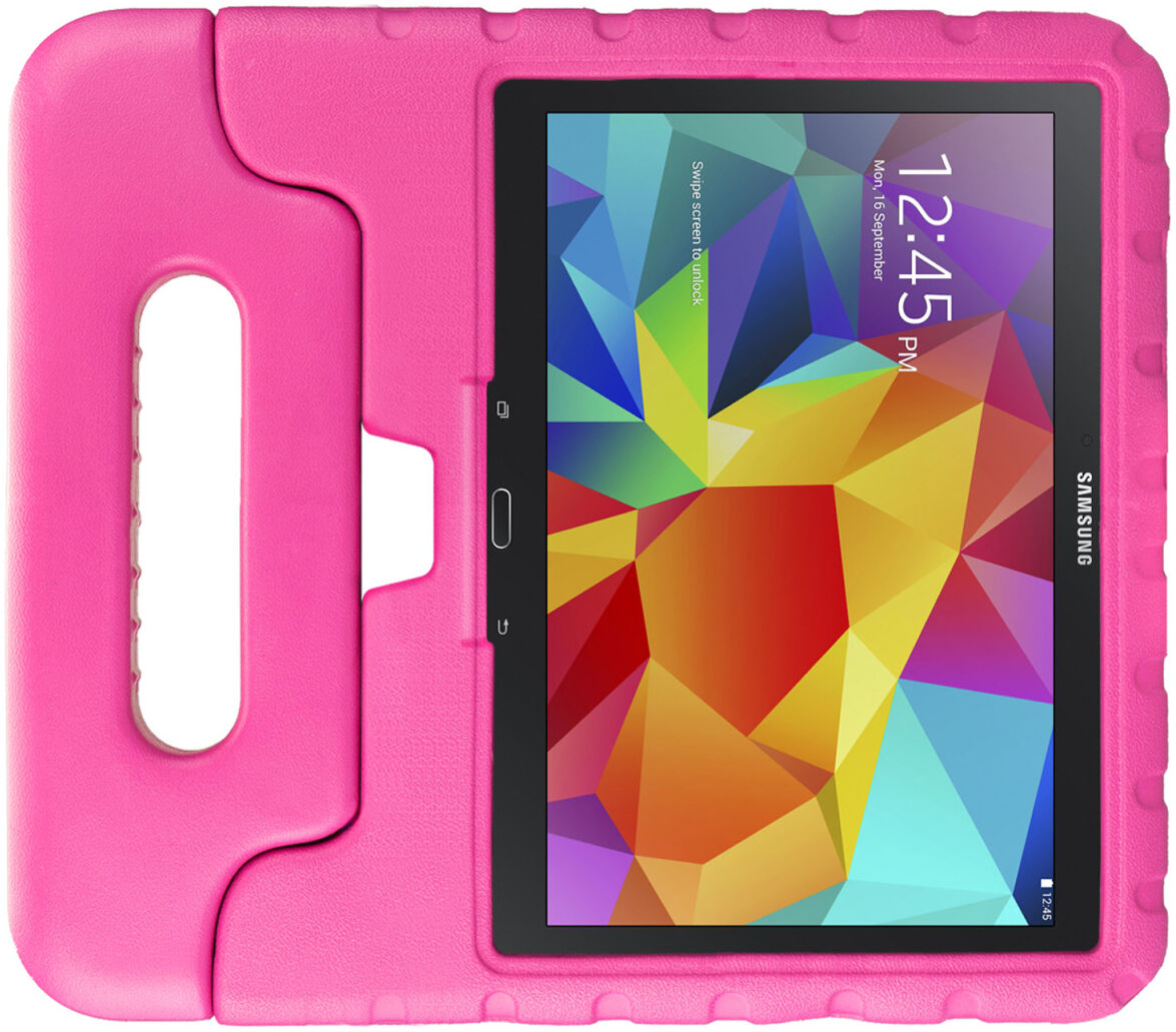 HappyCase Samsung Galaxy Tab 4 10.1 Kinder Tablethoes Handvat Roze afbeelding 2