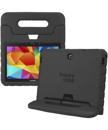HappyCase Samsung Galaxy Tab 4 10.1 Kinder Tablethoes Handvat Zwart Hoesjes