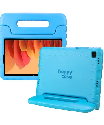 HappyCase Samsung Tab A7 2020/2022 Kinder Tablethoes Handvat Blauw Hoesjes