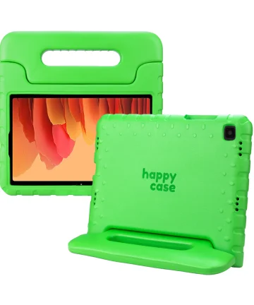HappyCase Samsung Tab A7 2020/2022 Kinder Tablethoes Handvat Groen Hoesjes