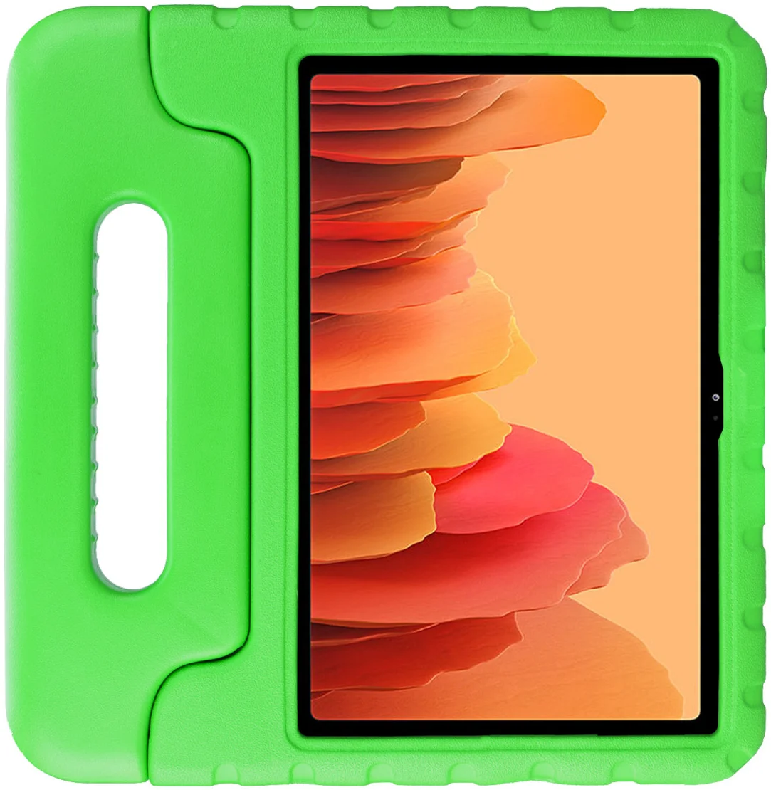 HappyCase Samsung Tab A7 2020/2022 Kinder Tablethoes Handvat Groen afbeelding 2