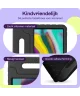 HappyCase Samsung Galaxy Tab S5e Kinder Tablethoes met Handvat Zwart