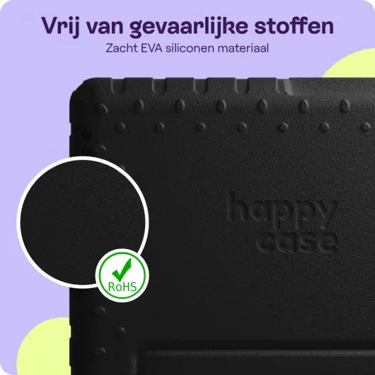HappyCase Samsung Galaxy Tab S5e Kinder Tablethoes met Handvat Zwart afbeelding 5