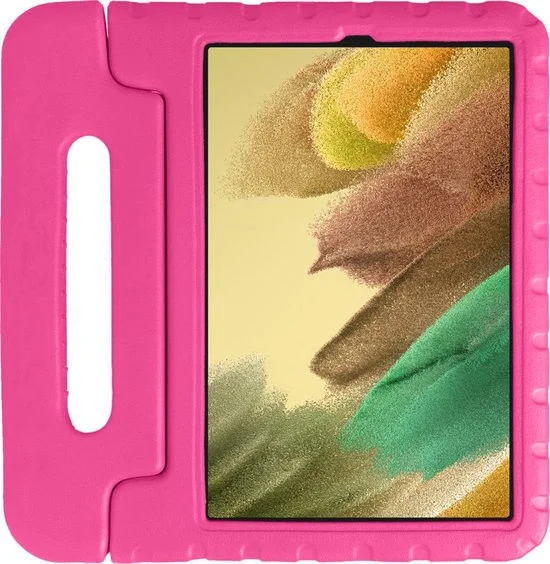 HappyCase Samsung Galaxy Tab A7 Lite Kinder Tablethoes Handvat Roze afbeelding 4