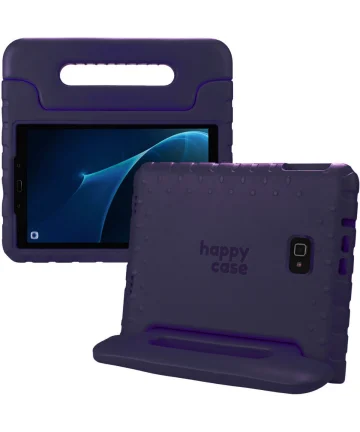 HappyCase Samsung Tab A 10.1 2016 Kinder Tablethoes met Handvat Paars Hoesjes