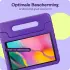HappyCase Samsung Tab A 10.1 2019 Kinder Tablethoes met Handvat Paars afbeelding 6