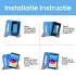 HappyCase Samsung Tab A 10.1 2019 Kinder Tablethoes met Handvat Paars afbeelding 10