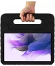 HappyCase Samsung Tab S7 FE/S7 Plus Kinder Tablethoes Handvat Zwart