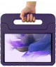 HappyCase Samsung Tab S7 FE/S7 Plus Kinder Tablethoes Handvat Paars