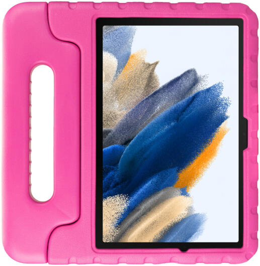 HappyCase Samsung Tab A8 Kinder Tablethoes met Handvat Roze afbeelding 2