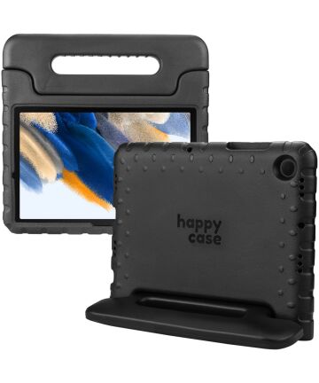 HappyCase Samsung Tab A8 Kinder Tablethoes met Handvat Zwart Hoesjes