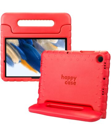 HappyCase Samsung Tab A8 Kinder Tablethoes met Handvat Rood Hoesjes