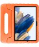 HappyCase Samsung Tab A8 Kinder Tablethoes met Handvat Oranje