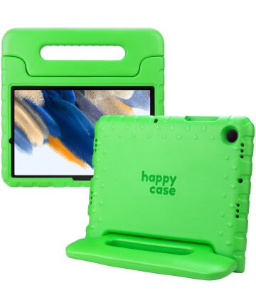 HappyCase Samsung Tab A8 Kinder Tablethoes met Handvat Groen Hoesjes