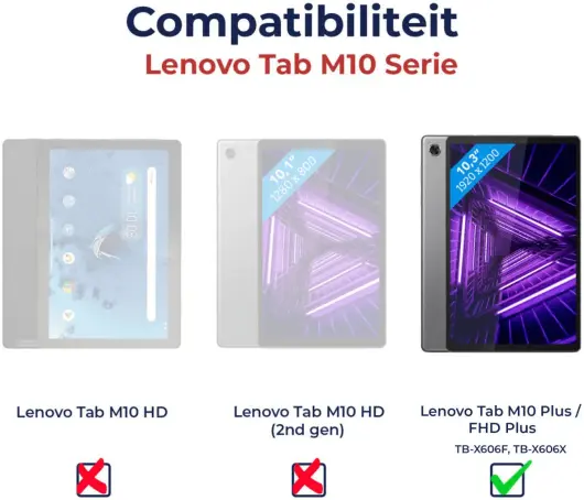 HappyCase Lenovo Tab M10 Plus/FHD Plus Kinderhoes met Handvat Roze afbeelding 4