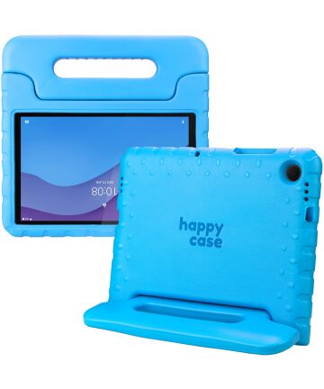 HappyCase Lenovo Tab M10 HD Gen 2 Kinder Tablethoes met Handvat Blauw Hoesjes