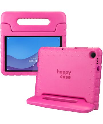 HappyCase Lenovo Tab M10 HD Gen 2 Kinder Tablethoes met Handvat Roze Hoesjes