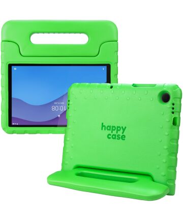 HappyCase Lenovo Tab M10 HD Gen 2 Kinder Tablethoes met Handvat Groen Hoesjes