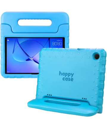 HappyCase Huawei MediaPad T3 (10) Kinder Tablethoes met Handvat Blauw Hoesjes