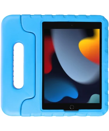 HappyCase Apple iPad 10.9 (2022) Kinder Tablethoes met Handvat Blauw Hoesjes