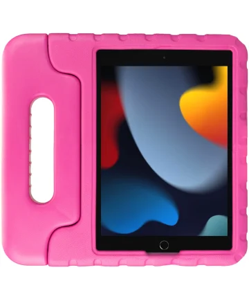 HappyCase Apple iPad 10.9 (2022) Kinder Tablethoes met Handvat Roze Hoesjes
