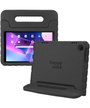 HappyCase Lenovo Tab M10 Gen 3 10.1 Kinder Tablethoes Handvat Zwart Hoesjes
