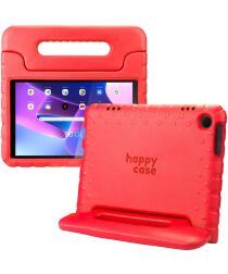 HappyCase Lenovo Tab M10 Gen 3 10.1 Kinder Tablethoes Handvat Rood