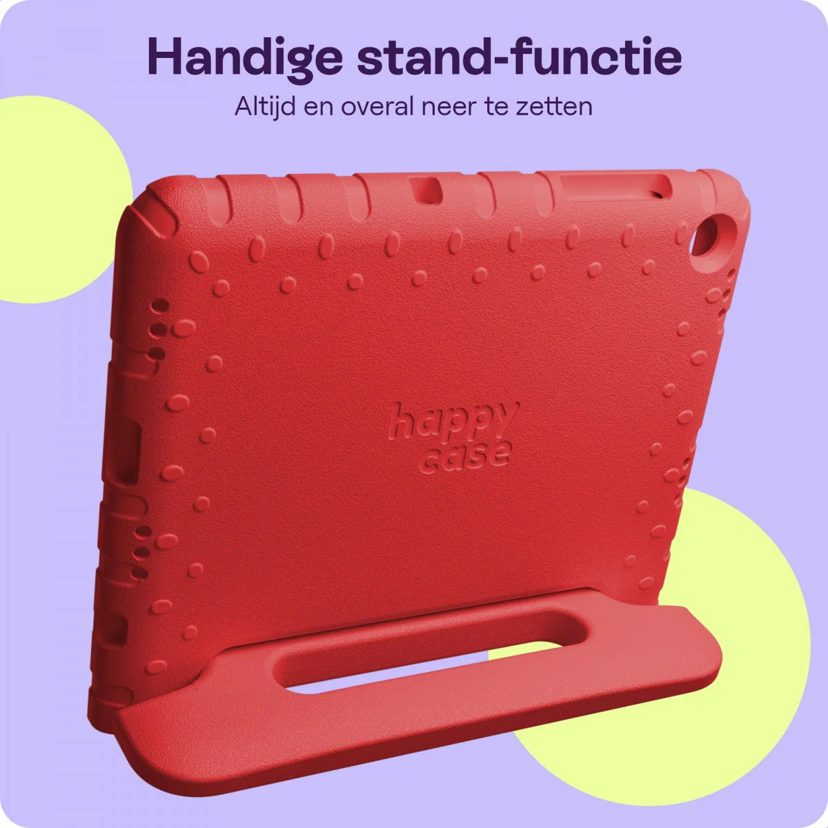HappyCase Lenovo Tab M10 Gen 3 10.1 Kinder Tablethoes Handvat Rood afbeelding 5