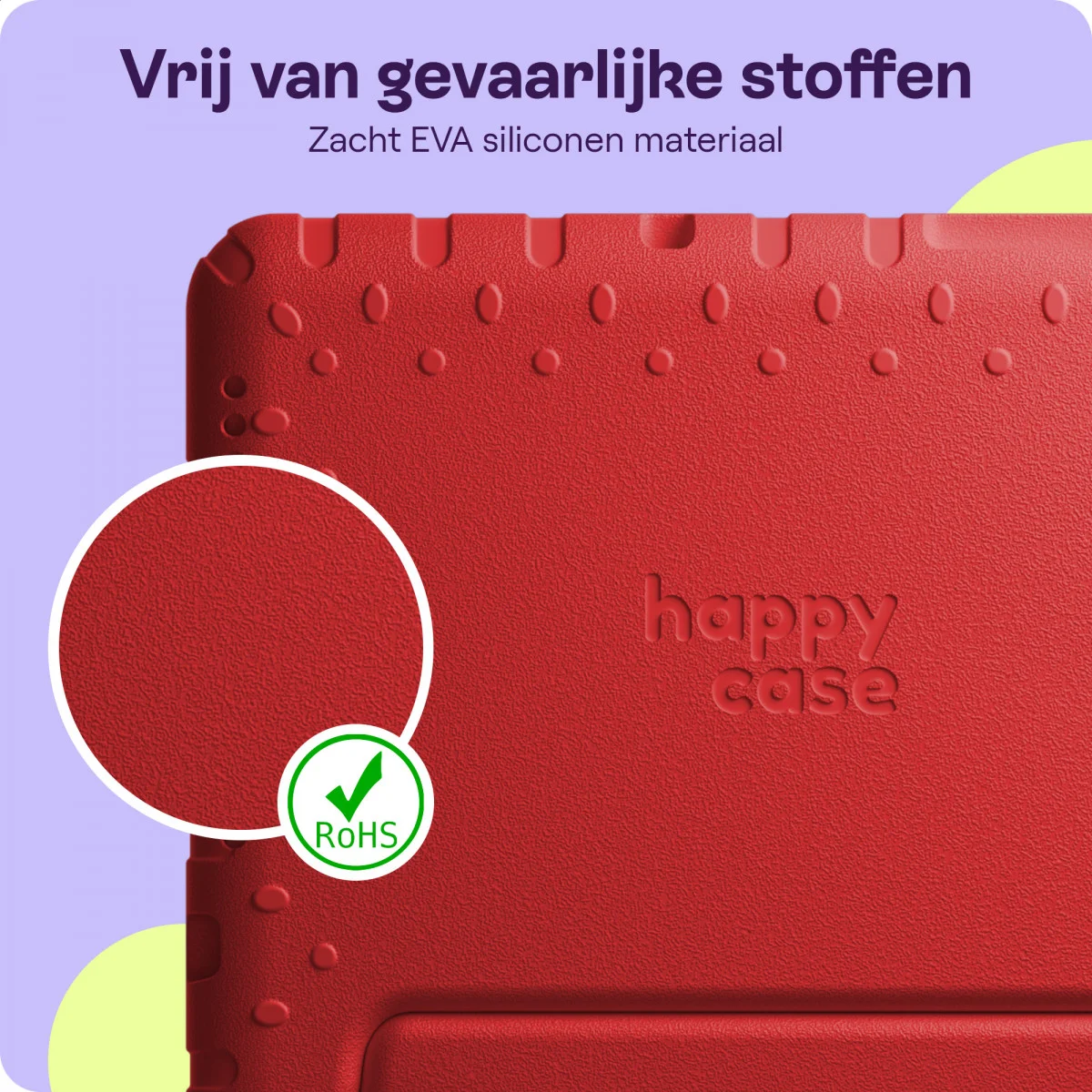 HappyCase Lenovo Tab M10 Gen 3 10.1 Kinder Tablethoes Handvat Rood afbeelding 6