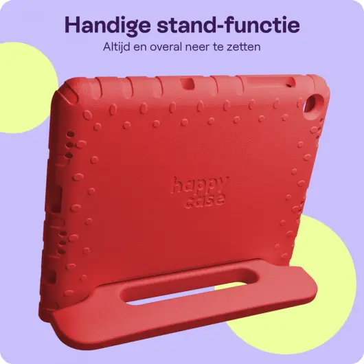 HappyCase Lenovo Tab M10 Gen 3 10.1 Kinder Tablethoes Handvat Rood afbeelding 5