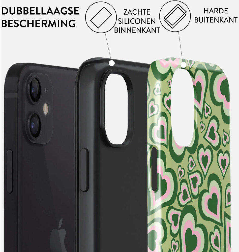 Burga Tough Case Apple iPhone 12 / 12 Pro Hoesje Euphoria Print afbeelding 2