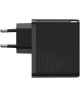 Baseus GaN2 100W Snellader met Fast Charge + 100W USB-C Kabel Zwart