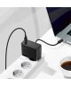 Baseus GaN2 100W Snellader met Fast Charge + 100W USB-C Kabel Zwart