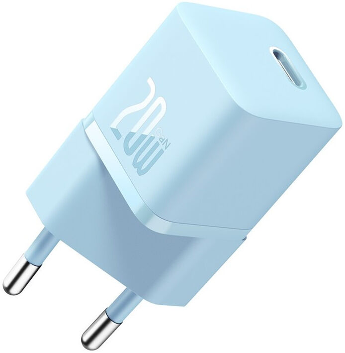 Baseus GaN5 20W Compacte Fast Charger USB-C Blauw afbeelding 1