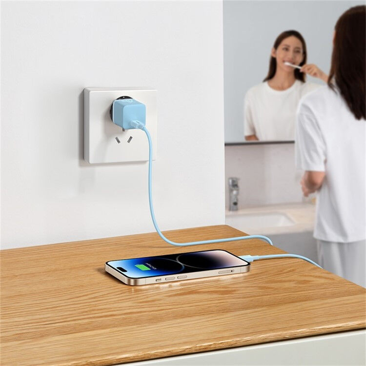 Baseus GaN5 20W Compacte Fast Charger USB-C Blauw afbeelding 10