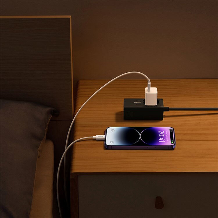 Baseus GaN5 30W Compacte Fast Charger USB-C Wit afbeelding 10