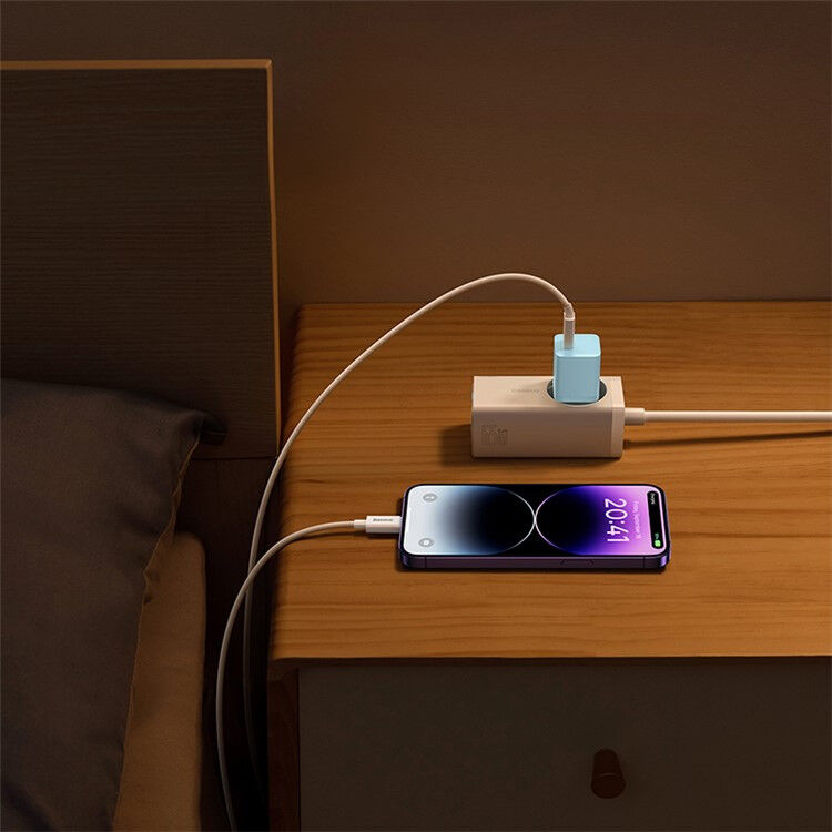 Baseus GaN5 30W Compacte Fast Charger USB-C Blauw afbeelding 10