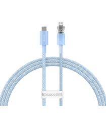 Baseus Explorer USB-C naar Apple Lightning Kabel PD 20W Blauw 1 Meter