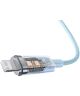 Baseus Explorer USB-C naar Apple Lightning Kabel PD 20W Blauw 1 Meter