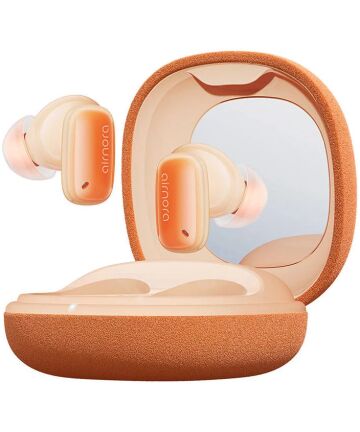 Baseus AirNora 2 Draadloze Bluetooth Oordopjes Noise Cancelling Oranje Headsets