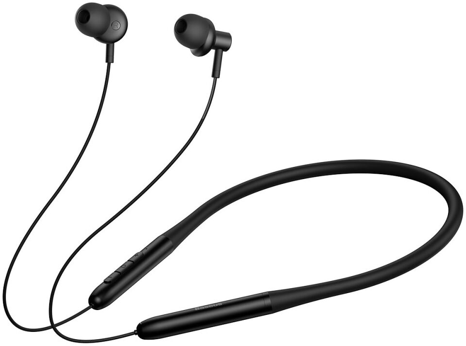 Baseus Bowie P1x Bluetooth Oordopjes met Nekband Zwart afbeelding 2