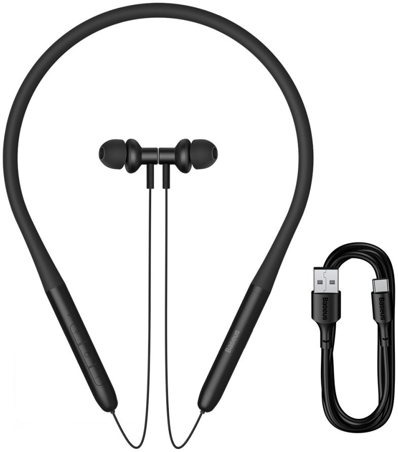 Baseus Bowie P1x Bluetooth Oordopjes met Nekband Zwart afbeelding 10