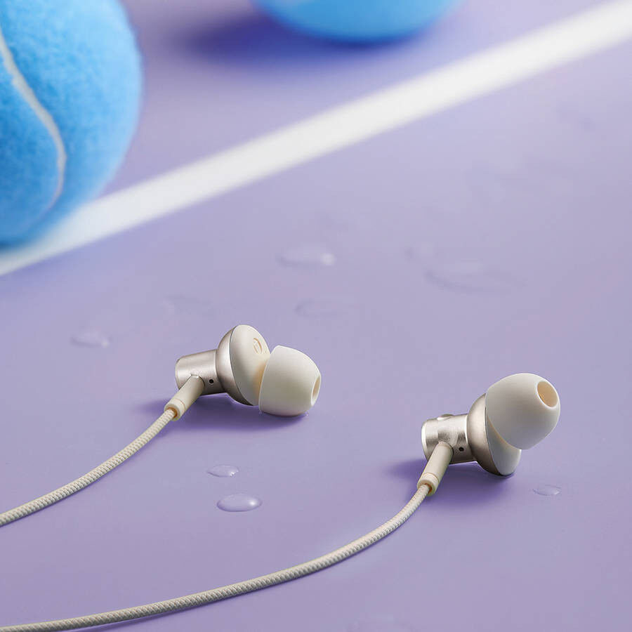 Baseus Bowie P1x Bluetooth Oordopjes met Nekband Beige afbeelding 10