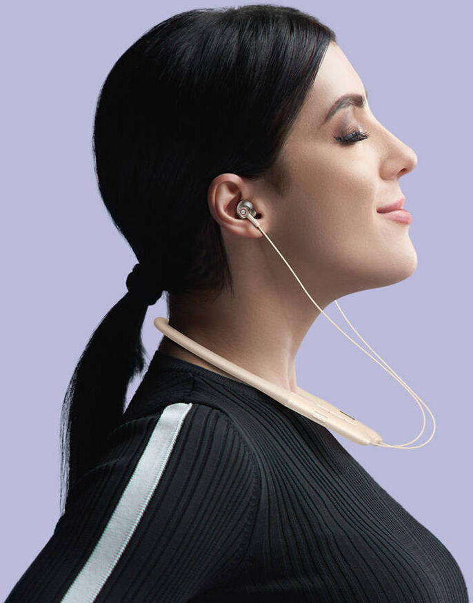 Baseus Bowie P1x Bluetooth Oordopjes met Nekband Beige afbeelding 11
