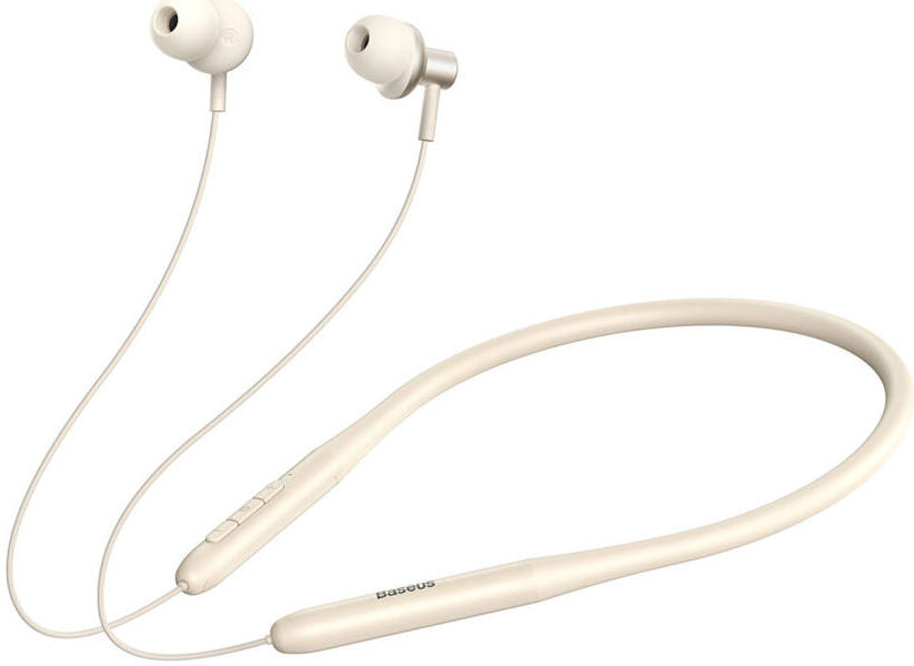 Baseus Bowie P1x Bluetooth Oordopjes met Nekband Beige afbeelding 2