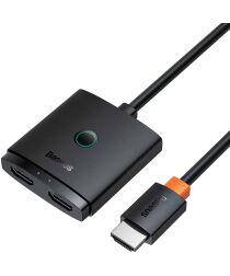 Baseus HDMI Switch 2-in-1 HDMI Splitter Bidirectioneel 4K 60Hz Zwart