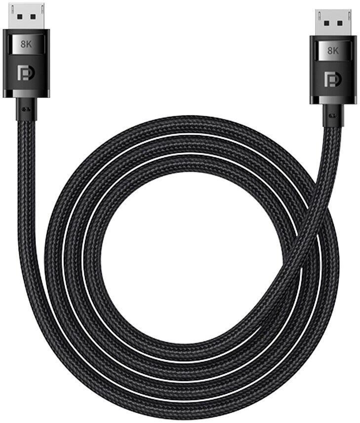 Baseus High Definition DisplayPort 1.4 Videokabel 8K 60Hz 2M Zwart afbeelding 1