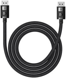 Baseus High Definition DisplayPort 1.4 Videokabel 8K 60Hz 2M Zwart